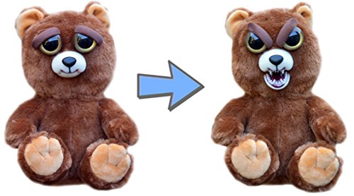 William Mark Feisty Pets Sir Growls-A-Lot- Adorable Plush Stuffed Bear that Turns Feisty with a Squeeze, 8.5 L by William...