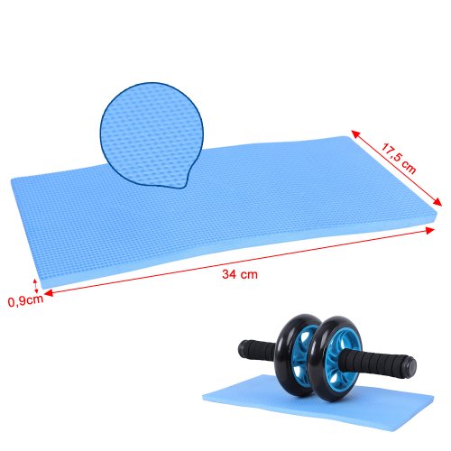 Songmics Bauchtrainer Roller AB Wheel mit Knie Pad - 5