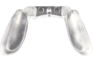 FENDAWN STRIVE Weiche Silikon-Nasenpads 2 Paar Brillenreparatur-Nasensteg-Pads Ersatz für Augengläser Sonnenbrillen, Klar