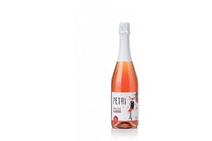 PETRITEGI Sidra Petri Rosé – Sidra Rosada Artesana y Refrescante – 4.8% Vol. | Frutos Rojos, Manzana Verde y Burbuja Fina | Sin Gluten y Apta para Veganos (1 Unidad)