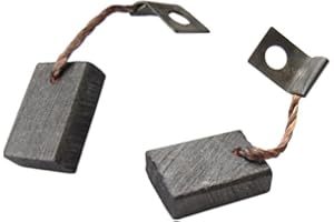 2x Trade-Shop Motorkohlen/Kohlebürsten/Kohlestifte 6x14x19mm für Bosch Gleichstrom Generator LJ GEH REE Oldtimer Lichtmaschine LJ/GEH 90/12, REE 75/12