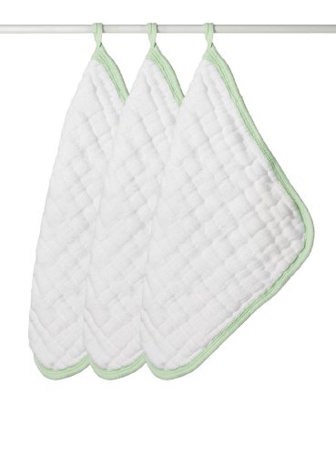 aden + anais Set of 3 Wash Gloves Baby