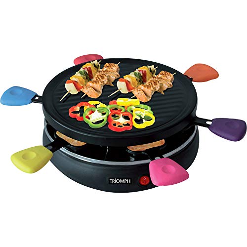 Appareil à raclette/Grill - 6 personnes - Multicolore - Triomph ETF1617