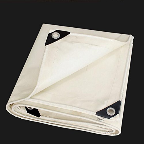 Preisvergleich Produktbild Brisk-- Verdickung Weißen Regen Tuch \ Wasserdicht Sonnenschutz Plane \ Dreirad Sonnenschirm \ LKW Auto Kalt Tuch \ Plane \ Öl Tuch Regen Tuch 550g\ ( größe : 4x6m )