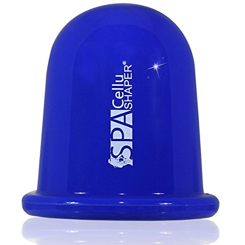 Anti-Cellulite-Power Duo mit My Body Shaper Roller und My Cellu Shaper Saugglocke 2 der besten Behandlungen gegen Orangenhaut in einem praktischen Baumwoll Sackchen. Blau - 3