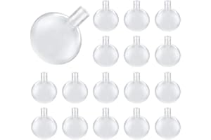 BAMBOOPACK Lot de 25 jouets couineurs en plastique transparent de 50 mm - Accessoire intérieur de poupée - Pour la réparation des animaux de compagnie - Pour chien et bébé