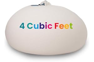 Bags of Beans Bean Bag Refill, Polystyrene EPS Bead Top Up for Beanbag Chairs, Various Volumes (4 Cubic Feet / 120 Litres)