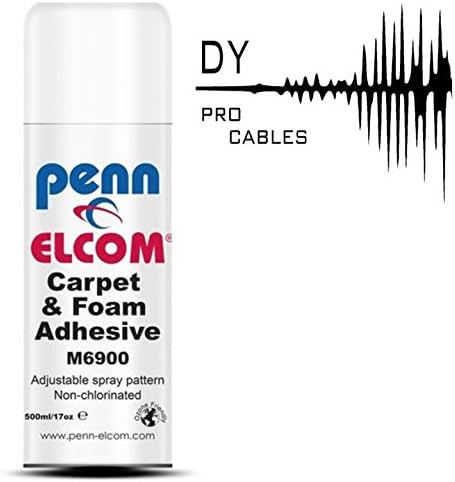 Adhesive Spray 500ml Can - Flight Case Foam, Acoustic Foam - Sticks in seconds!
