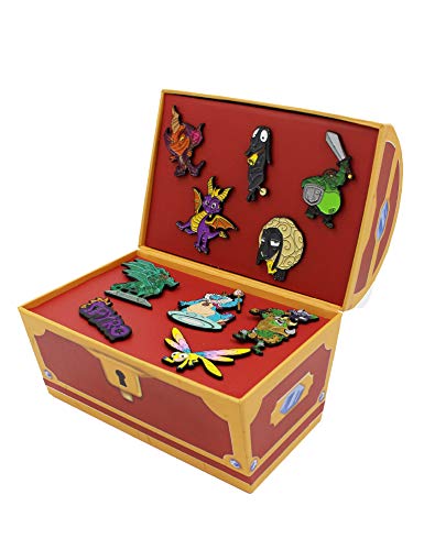 Preisvergleich Produktbild Spyro Pin Badge Chest Box Set