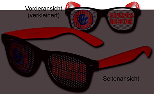 Preisvergleich Produktbild FC Bayern München Sonnenbrille Brille REKORDMEISTER