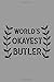 Produktbild World's Okayest Butler: Notebook, Journal or Planner | Size 6 x 9 | 110 Lined Pages | Office Equipment | Great Gift idea for Christmas or Birthday for a Butler