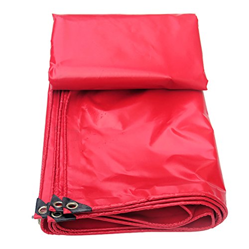 Preisvergleich Produktbild LFF- Wasserdicht Persenning Heavy Duty Red Außensonnenschutz, Sonnenschutz Multi-Purpose Tarp 450g / (größe : 3x5M)