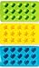 Produktbild H für Happy Home – 3 Pack Candy Schokolade Formen, Ice Cube Schalen, heizt, Sterne und Muscheln, Fun Kids Spielzeug-Set