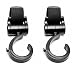2Pcs Stroller Hooks - IntiPal Swivel Hangers for Diaper Changing Bag, Shopping Bags