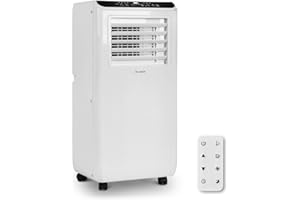MC HAUS Climatizzatore portatile Artic-100 WHITE di 7000 BTU/h, 7000BTU, classe A, 3 in 1: raffreddatore, ventilatore e deumidificatore, con telecomando, ideale per spazi ≥ 14m²