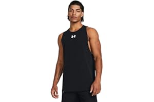 Under Armour Bez rękawów Mężczyźni Baseline Cotton Basketball Tank Top