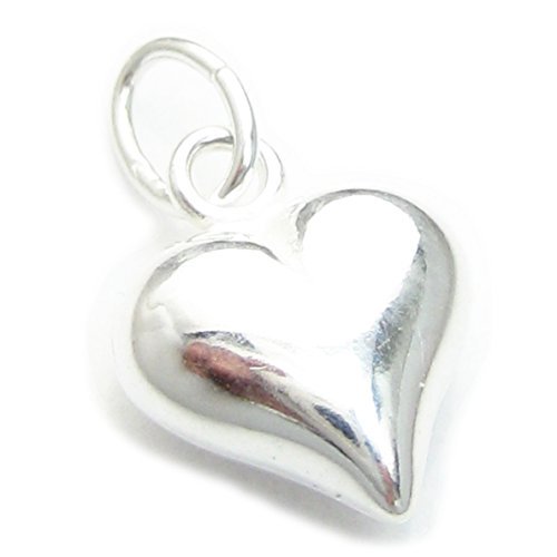 Maldon JewelleryPuffed Love Heart tiny hollow sterling silver charm .925 x 1 Hearts