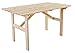 Produktbild Ambientehome Gartentisch Tisch Massivholz Esstisch HANKO, Natur