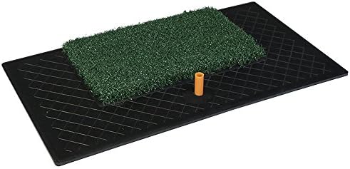 Golf Mat Mini 61*34.5Cm Rubber Indoor And Outdoor Exercise Pad 5Mm High Grass Swing Ball Mat