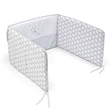 Cambrass 60 x 60 x 40cm Cot Bumper (Ter Grey)