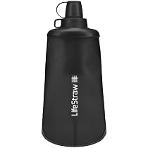 Borraccia Filtrante LifeStraw Peak Series 1L - Pieghevole, Per Trekking, Viaggi, Senza BPA