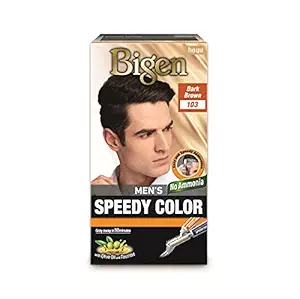 Bigen Mens Speedy Color, Hair Color, 80g - Dark Brown 103