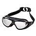 Produktbild PINEsong Unisex Schwimmbrille, Anti-Beschlag, wasserdicht, Flaches Licht ,Große Schachtel,stilvolles Design, für Damen und Herren geeignet, Erwachsene Taucherbrille Antibeschlag Bequeme (B)