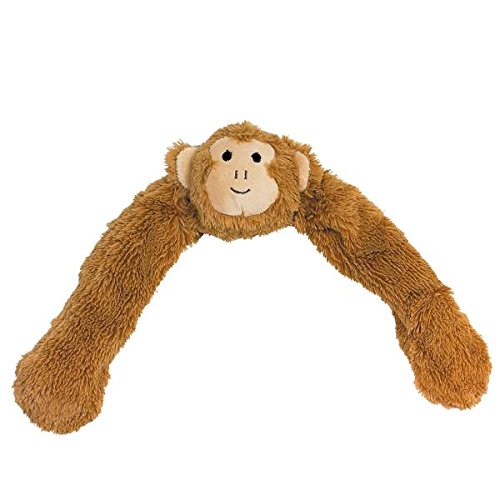Preisvergleich Produktbild vadigran – Hundespielzeug Plüsch Seil innen Affe – Braun, 55 cm