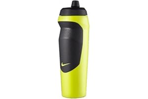 Nike Unisex – Borraccia Hypersport Bottle Atomic Green/Black/Black/Atomic Green, 600 ml, in Poliuretano