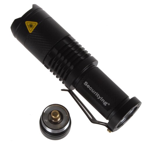 SecurityIng® 3 Modi Zoom Einstellbare XM-L T6 LED 1000Lm Wasserdichte Beleuchtung Lampe Licht Lechte Handlampe Taschenlampe - 6