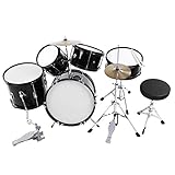 【Ein komplettes Schlagzeug-Set】: Dieser Artikel ist von hoher Qualität und beinhaltet alles, was ein Kind braucht, um das Schlagzeugspiel zu lernen, und sorgt für jahrelangen Spaß und zuverlässigen Gebrauch.