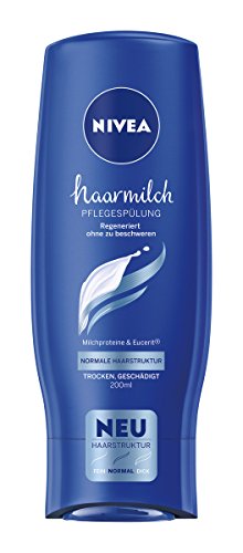 NIVEA Haarmilch Pflegespülung Normale Haarstruktur, 6er Pack (6 x 200 ml)