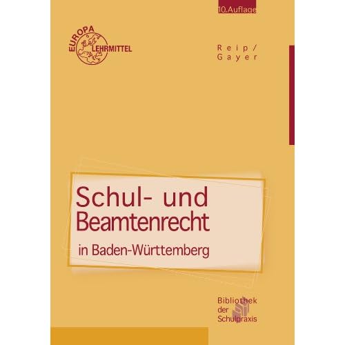 Pdf Schul Und Beamtenrecht Baden Württemberg Für Die - 