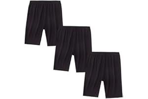 FedMois Lot de 3 Legging Court Short de Sport Panty Cyclistes Fille