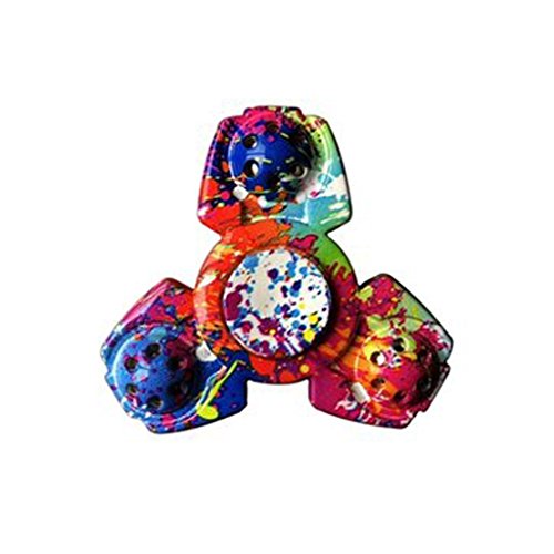 HENGSONG Tri Spinner Hand Finger Toys Triangle Gyro Pocket Toy Relieves Stress for ADHD, ADD Children and Adults, Camouflage Color HENGSONG Tri Spinner Hand Finger Toys Triangle Gyro Pocket Toy Relieves Stress for ADHD, ADD Children and Adults, Camouflage Color