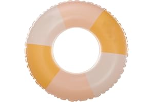 JUNBAOYYDS Anillo de natación Inflable, Vintage a Rayas Flotador Inflable, Flotadores de Piscina Flotante Anillo de Goma Flotante, para Piscinas de Verano y Playa para Adultos y Niños