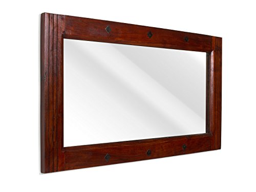 massivum Spiegel Texas 110x60x3 cm Palisander braun lackiert