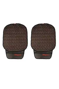Elegant Coolpad Caper Black and Red Car Seat Cushion Compatible with Toyota Urban Cruiser (Set of 2)