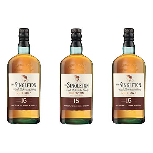 Singleton Of Dufftown 736611 - Lote de 3 Botes de Whisky (40%, 700 ml)
