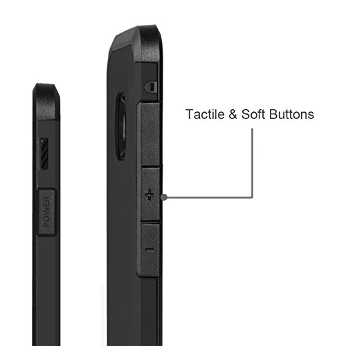 Galaxy Xcover 4 Funda  J D  Armadura Delgada   Doble Capa   Protecci  n Pesada  H  brida Resistente Funda Protectora y Robusta para Samsung Galaxy Xcover 4 - Negro
