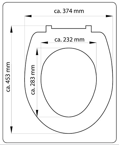 EISL Duroplast WC-Sitz BEIGE mit Absenkautomatik und Schnellverschluss, ED69310BB - 6