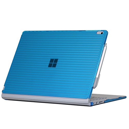 mCover Hartschalen f  r 13 5-Zoll Micosoft Surface Book - Aqua
