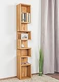 Massivholz Regal Wooden Nature 130 Eiche massiv - 180 x 25 x 18 cm (H x B x T)