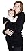 Maternity Polar warm fleece Hoodie / Pullover for two / for Baby Carriers (16, Black)