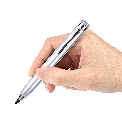 togsin Universal Point Active Eingabestift 1,9 mm Fine Pom Spitze Präzisions-Stylus-Pen für Zeichnen und Schreiben nur kompatibel IOS Android Touchscreen Handys, Tablets, Kindle etc. silber - 7