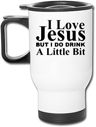 I Love Jesus But I Cuss A Little Funny Christian Reusable Coffee Mug Cup