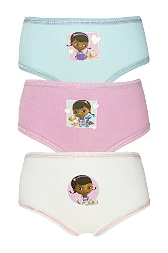 Disney Doc McStuffins 3 Girls Pants / Knickers - 4-5 years / 110 cms