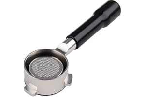 CAPFEI Portafiltro senza fondo, 54 mm, compatibile con macchine per caffè espresso Sage/Breville Barista serie 870/878/880 (manico in ABS)