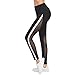 Produktbild Yoga Hoese Yesmile Damen Skinny Yoga Gestreckt Legging Hose Sport Trainieren Atmungsaktive Frauen Fitness Workout Leggins Elastische Dünne Hosen (Schwarz, S)