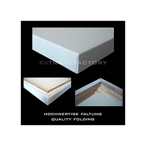 4 DEEP EDGE LEINWÄNDE AUF KEILRAHMEN 100 x 100 cm von XTRADEFACTORY Leinwand Künstler Malereibedarf - 3